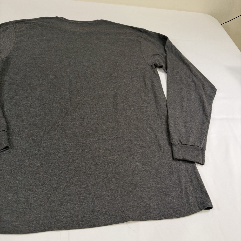 MTV Long Sleeve Dark Gray Graphic T-Shirt Tie Dye Logo Men's Size XL 80's 90's - Picture 12 of 14